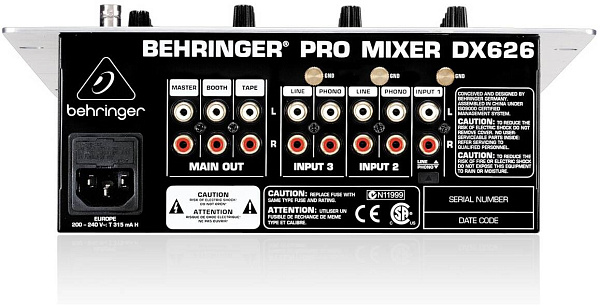 BEHRINGER DX626 - DJ-Микшер