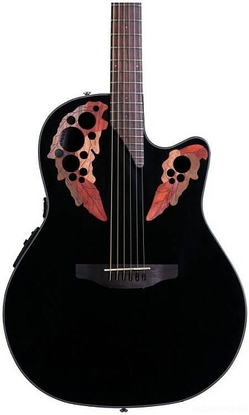 OVATION CE44-5 Celebrity Elite Mid Cutaway Black электроакустическая гитара