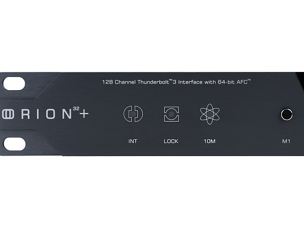 Аудиоинтерфейс Antelope Audio [Orion 32+ | Gen 4] 24 бит 192 кГц, AFC: 64-бит, 32 входа, 32 выхода, динамический диапазон до 130 дБ, 128 каналов оптического MADI, 8 каналов ADAT и 2 канала S/PDIF, Вход word clock, 2х word clock, вход 10M, Thunderbolt 3