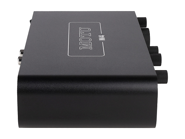 Аудиоинтерфейс USB [3140/3141] Motu [M4] АЦП/ЦАП: 24 бит/192 кГц, ЦАП ESS Sabre32 Ultra, 120 дБ, THD+N: -110 дБ, 2xCombo XLR/TRS, 2x1/4" TRS Jack входа / 4xRCA выхода, 4x1/4" TRS Jack выхода, 1/4" TRS Jack выход для наушников, MIDI, USB-C