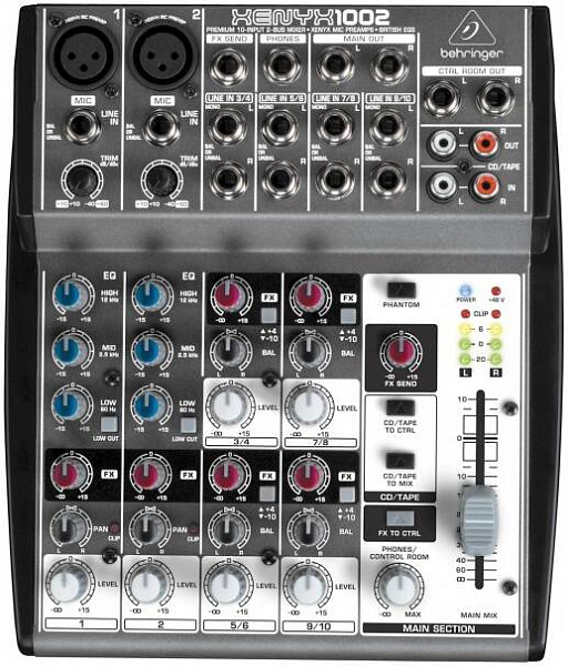 BEHRINGER XENYX 1002 - Микшерный пульт