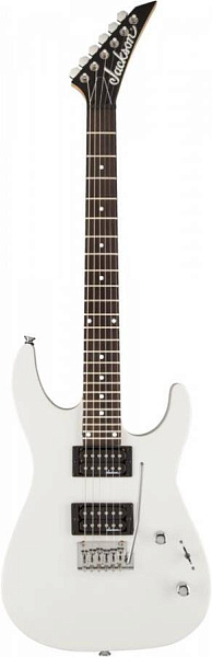 JACKSON JS12 DK, AH FB, 24 Fr, WHT электрогитара, цвет белый