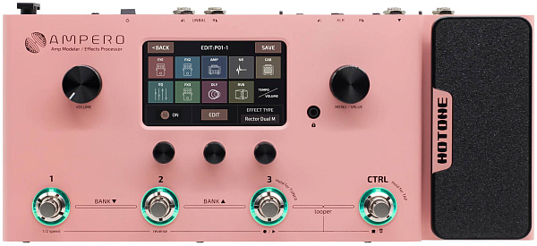 HOTONE Ampero Pink напольный гитарный процессор эффектов