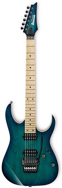 IBANEZ RG652AHM-NGB, электрогитара, цвет бёрст морской волны, кейс в комплекте