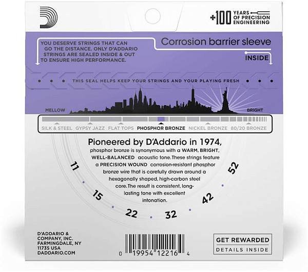D'ADDARIO EJ26 - Струны для акустической гитары