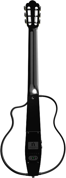 NATASHA NBSG Nylon Black - Гитара электроакустическая сайлент смарт