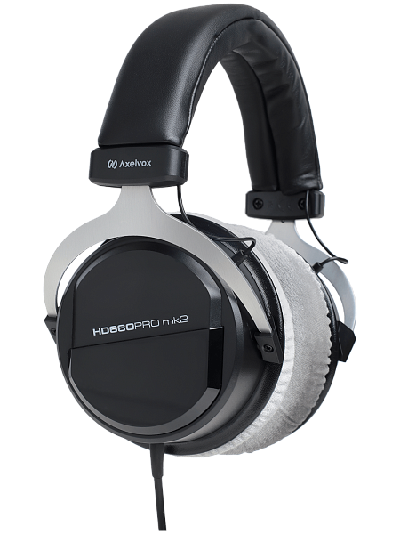 Наушники Axelvox [HD660PRO MK2] закрытые, 10 Гц - 30 кГц, драйвер 40 мм, 150 Ом, 92 дБ, 100 мВт, мягкие амбушюры