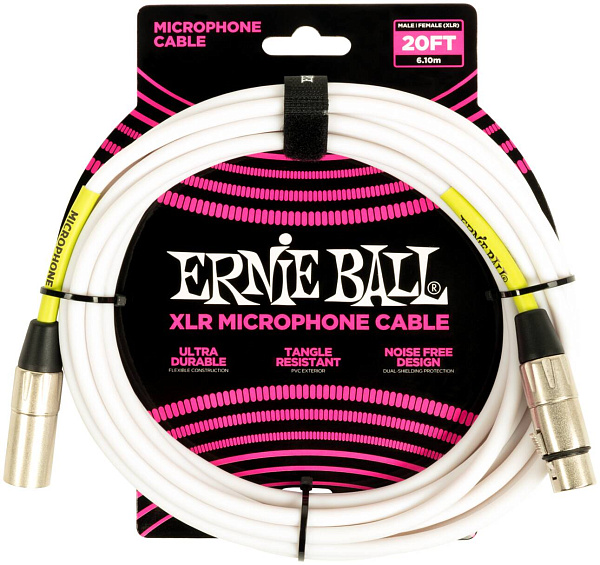 ERNIE BALL 6389, 6м - Микрофонный кабель