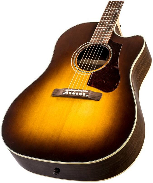 GIBSON 2018 J-45 WALNUT AG Walnut Burst - Гитара электроакустическая