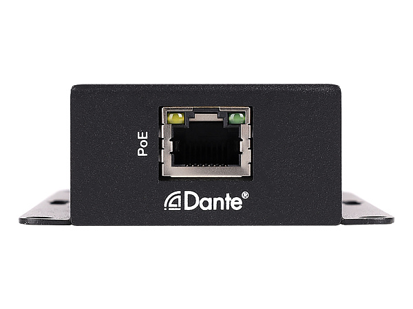 Конвертер Intrend [ITDAN-PR2] Dante - аналог (приемник), 2 аналоговых выхода (6-pin phoenix, балансный/линейный), 1xRJ45(Dante)