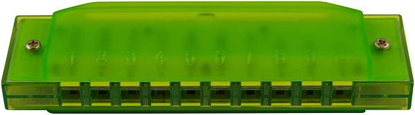 BEE DF10A-3 GREEN - Губная гармоника диатоническая