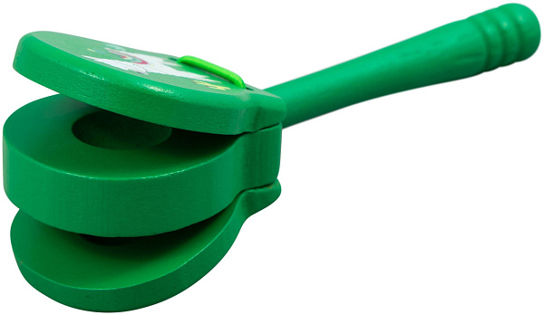 BEE DF301 Green - Кастаньеты на ручке