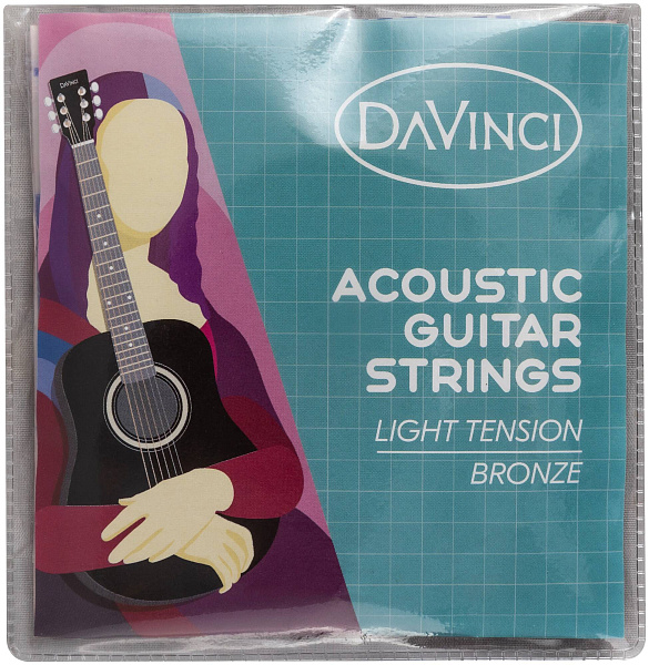 DAVINCI DF-50A BK PACK - Гитара акустическая в наборе