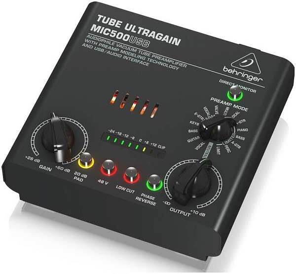 BEHRINGER MIC500USB - Микрофонный предусилитель