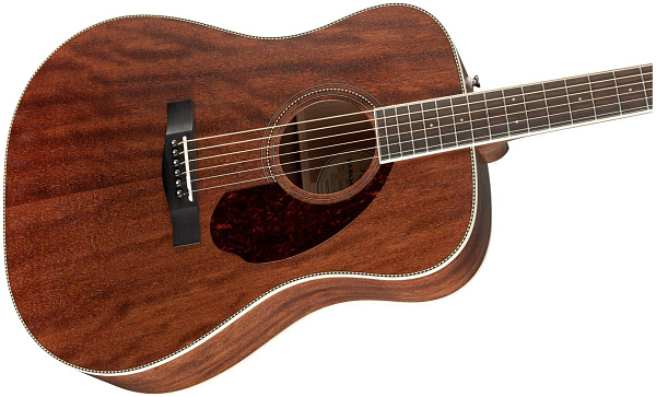 FENDER PM-1 Dreadnought All Mahogany with Case, Natural OV Акустическая...