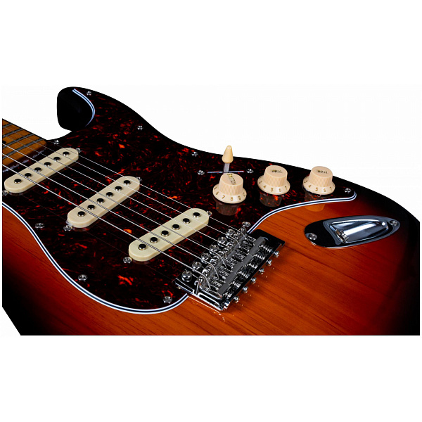JET JS-300-SB - Электрогитара Stratocaster, цвет санберст