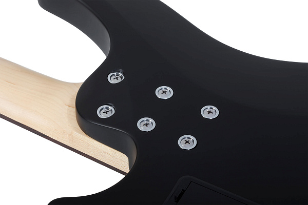 Бас-гитара SCHECTER [C-4 DELUXE SBK]  4-струнная, корпус: липа, гриф: клен, накладка: палисандр, 24 лада, цвет: Satin Black (SBK)
