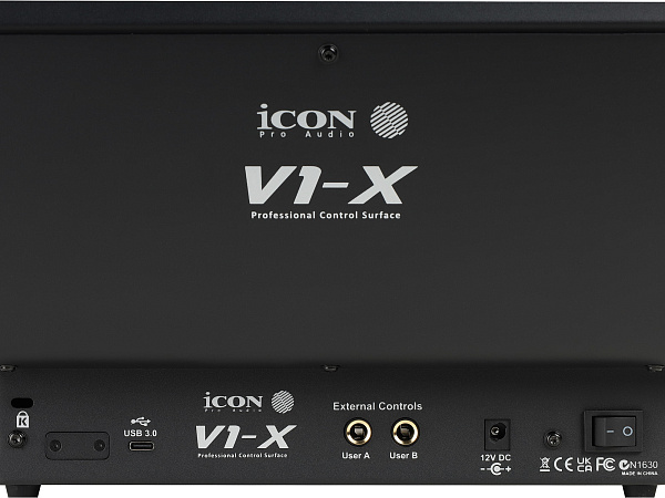 MIDI контроллер [110205A2021] Icon [V1-X] USB MIDI DAW модуль расширения для V1-M до 16, 32 и 64 каналов, 8 моторизованных фейдеров, 8 двухфункциональных энкодеров, LED-индикаторы, поддержка универсальных протоколов Mackie Control и HUI