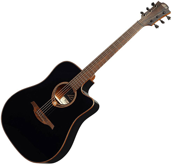 LAG T-118D CE-BLK - Гитара электроакустическая шестиструнная