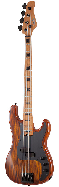 Бас-гитара SCHECTER [P-4 EXOTIC FVSB] 4-х струнная, корпус: болотный ясень, топ: зебравуд, гриф: запеченый клен, 21 лад, звукосниматель: EMG Metal Works P, цвет: Faded Vintage Sunburst (FVSB)