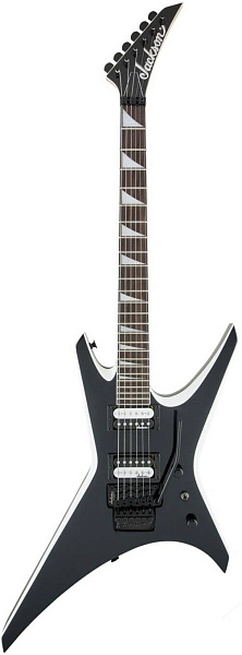 JACKSON JS32 WR, AH FB - BLACK W/WHITE BEVELS электрогитара, цвет черный...