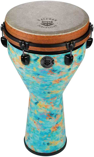 RACCOON Vibrant Colors (blue) - Джембе с винтовой настройкой