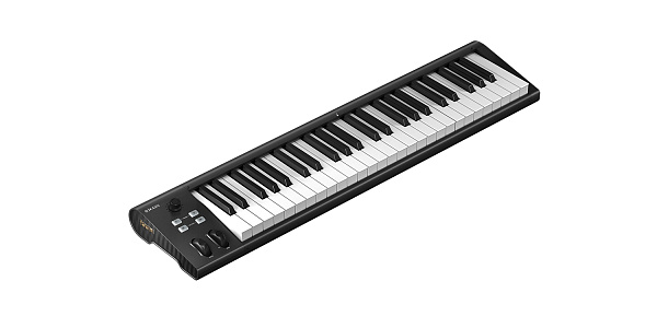 MIDI клавиатура [110105A2030] Icon [Artist 49] USB MIDI клавиатура, 49 полувзв. клавиш, колеса Pitch&Modulation, двухфунк. энкодер с 11-ти сегм. LED индикатором, 4 кнопки переключения октав и транспонирования, разъемы 2х1/4" TRS Jack, 2x USB-C