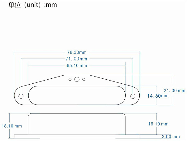 FLEOR M00022-1 - Звукосниматель для электрогитары