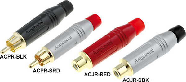Amphenol ACPR-BLK разъем RCA 