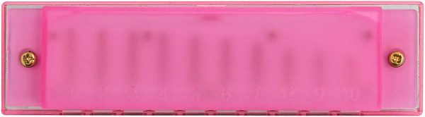 BEE DF10A-3 PINK - Губная гармоника диатоническая