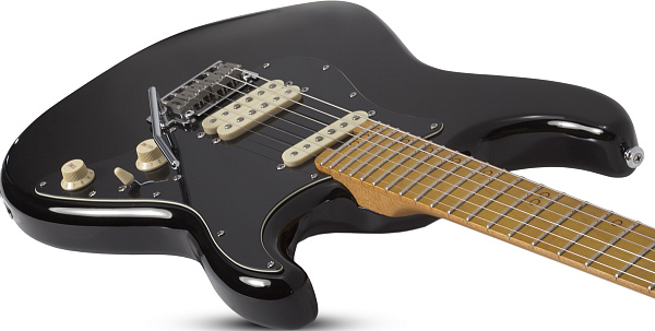 Электрогитара SCHECTER [MV-6 GBLK] 6-струнная, корпус: липа, гриф: запеченый клен, 24 лада, цвет: Gloss Black (GBLK)