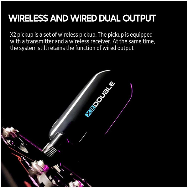X2 DOUBLE X2 BLK - Звукосниматель для акустической гитары