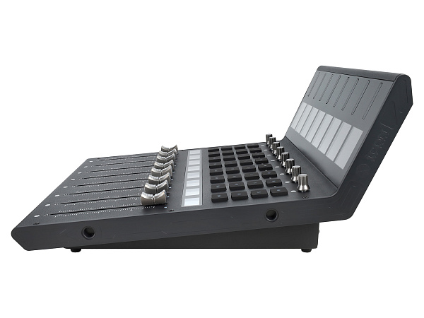 MIDI контроллер [110205A2021] Icon [V1-X] USB MIDI DAW модуль расширения для V1-M до 16, 32 и 64 каналов, 8 моторизованных фейдеров, 8 двухфункциональных энкодеров, LED-индикаторы, поддержка универсальных протоколов Mackie Control и HUI
