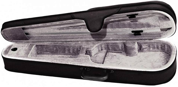 GEWApure CVF 02 4/4 футляр для скрипки по форме, черный текстиль/серый...
