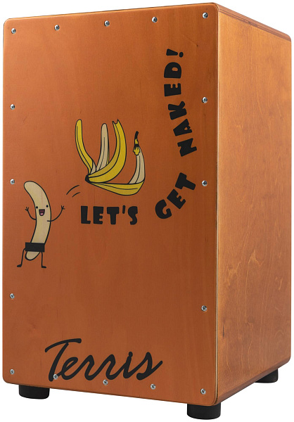 TERRIS Exclusive BANANA - Кахон с подструнником