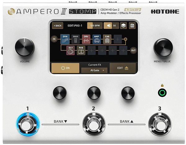HOTONE Ampero II Stomp напольный гитарный процессор