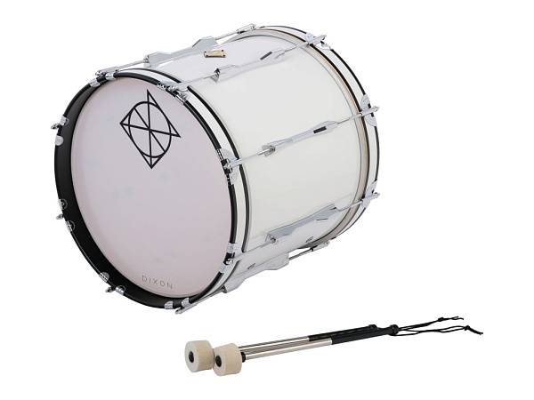 PMZCL4161-WT Маршевый бас-барабан, 16" х 14", Dixon