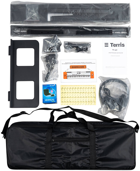 TERRIS TK-440 PACK - Синтезатор с автоаккомпанементом в наборе