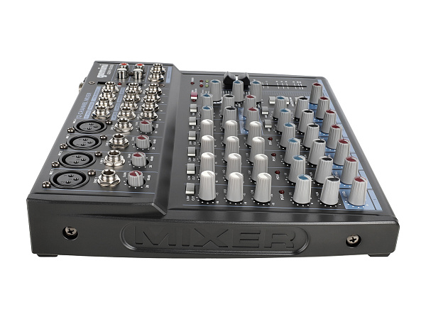 Микшер [GEM-12USB] Gemini [GEM-12USB] аналоговый, 12 каналов, DSP, выход на наушники, Bluetooth, USB-проигрыватель файлов в формате MP3/WAV