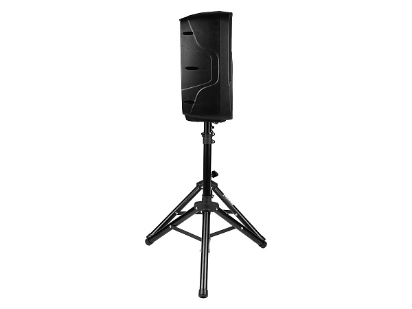 Акустическая система Gemini [ES-210MXBLU-ST] Комплект: 2х АС 10"НЧ/1"ВЧ, микшер с усилителем 150 Вт RMS, входы: 4x XLR Mic, 6x 1/4" TRS Line, 2x RCA, 1/8” TRS, выходы: 2x 1/4" TRS, 2x RCA, 1/8” TRS Headphones, 2х стойки, микрофон, кабели