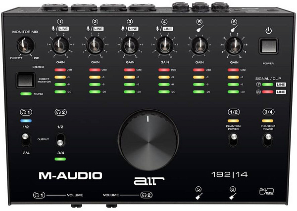 M-AUDIO AIR 192 | 14 - аудиоинтерфейс USB 24бит/192кГц.