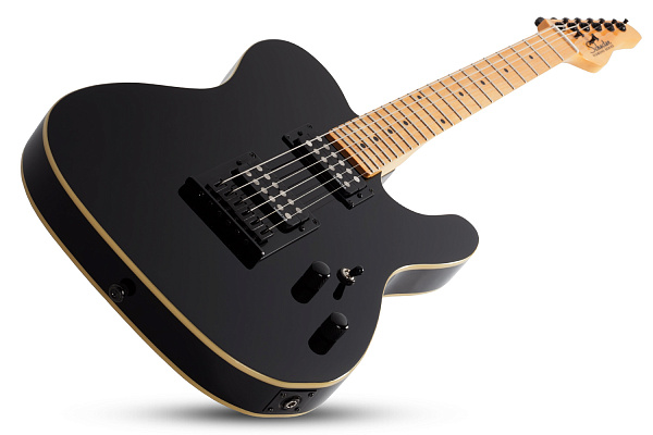 Электрогитара SCHECTER [PT M/M BLK]  6-струнная, корпус: ольха, гриф: клен, 22 лада, цвет: Black (BLK)
