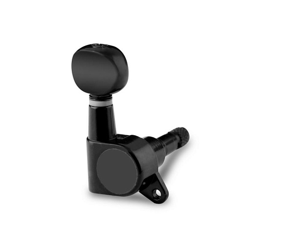 J-05-BK-6-in-line Колки для гитары 6л, черные, Metallor