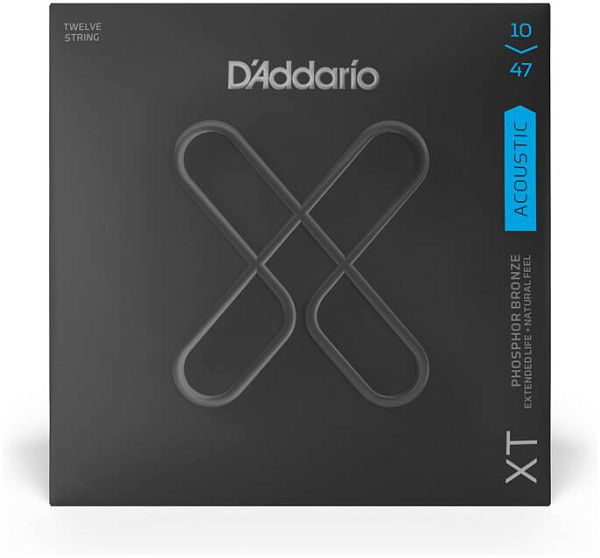 D'ADDARIO XTAPB1047-12 - Струны для акустической 12-струнной гитары