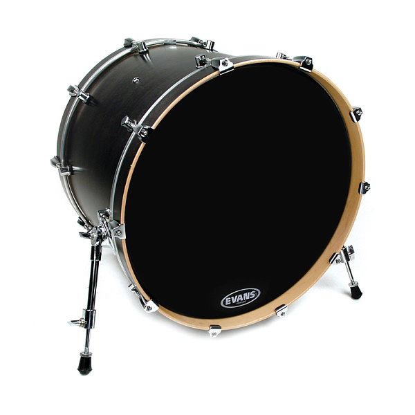 BD18RBG Resonant Black Пластик для бас-барабана 18", резонансный, черный, Evans