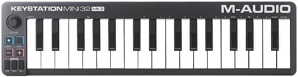 M-Audio Keystation Mini 32 MK3 - MIDI клавиатура USB (32 мини-клавиши чувствительных...
