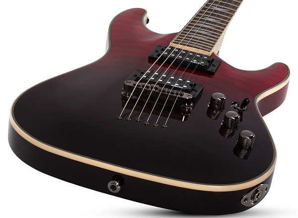 Электрогитара SCHECTER [OMEN EXTREME-6 BB] электрогитара 6-струнная, корпус: красное дерево, топ: стеганый клен, гриф: клен, накладка: палисандр, 24 лада, цвет: Blood Burst (BB)