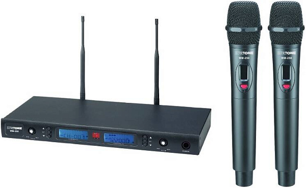 INVOTONE WM250 - Радиосистема UHF 716-726мГц, два динамических микрофона