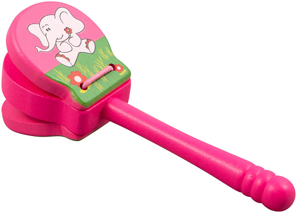 BEE DF301 Pink - Кастаньеты на ручке