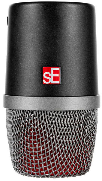 Микрофон динамический sE Electronics [V KICK] инструментальный, универсальный, для бас-барабанов и других источников, 20 Гц – 19 кГц, суперкардиоида, комплектация: резьбовой адаптер, чехол на молнии, ветрозащита, гайка с накаткой для надежной фиксации ми